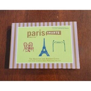 Paris Smarts Travel Guide Trivia Question & Answer Card Game New Sealed